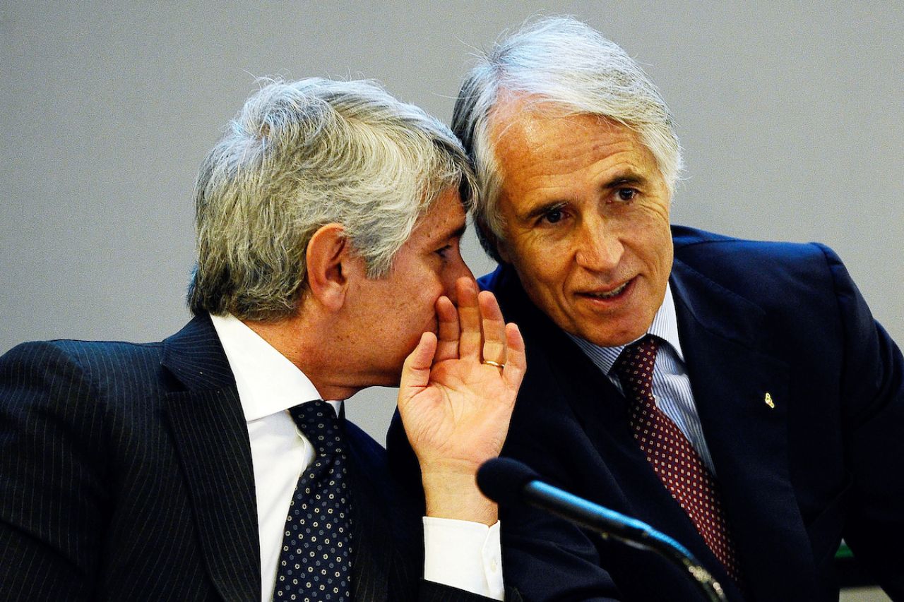 Andrea Abodi e Giovanni Malagò (Foto Andrea Ninni/Image/Insidefoto)