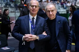 Umberto Gandini, presidente LBA, e Giovanni Petrucci, FIP