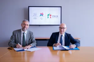 Andrea Varnier (ceo della Fondazione Milano Cortina 2026) e Mario Vattani (Commissario Generale per l’Italia a Expo 2025 Osaka)