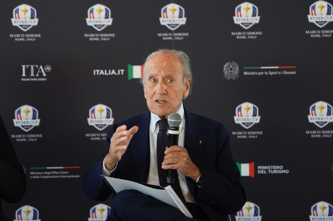 Franco Chimenti, conferenza numeri Ryder Cup 2023